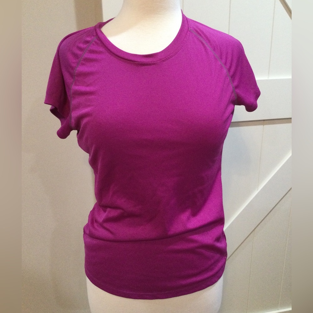RBX, Large, pretty purple/pink work out short sleeve crewneck top DP